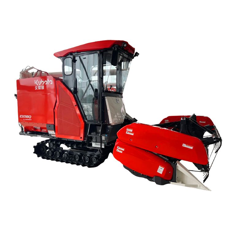 Kubota EX118 حصادة كلية جودة الآلات الزراعية حصادة آلة الزاحف للبيع