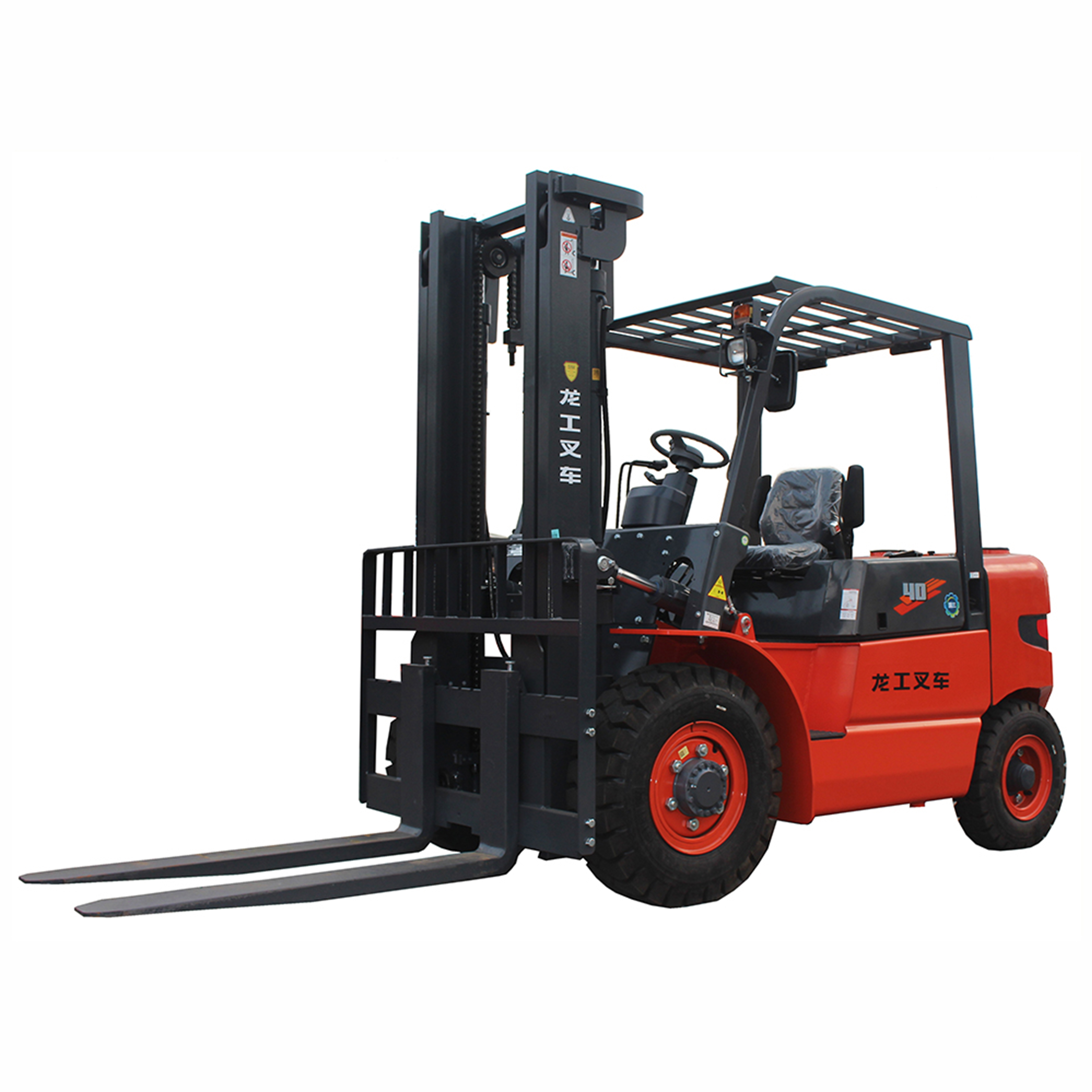 LONKING LG40 4 ton portable china narrow aisle all terrain diesel forklift Fuel forklift