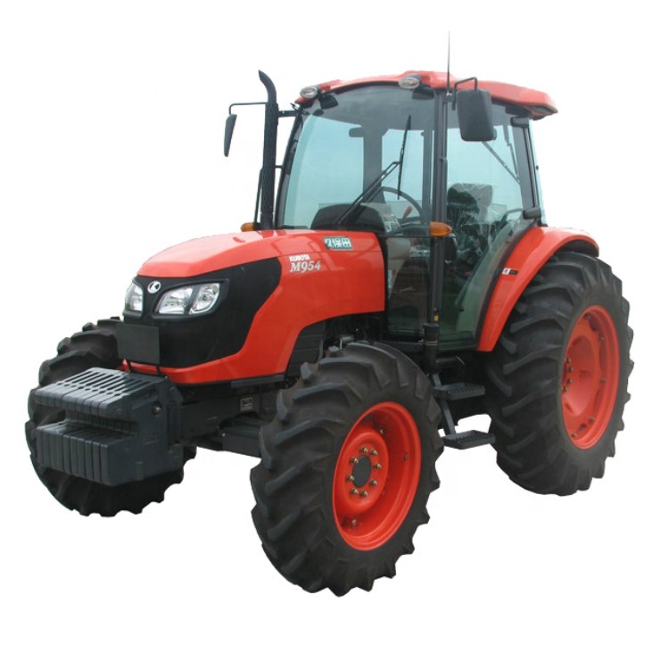 Chinese kubota 98hp small compact farm tractors with ac cabin