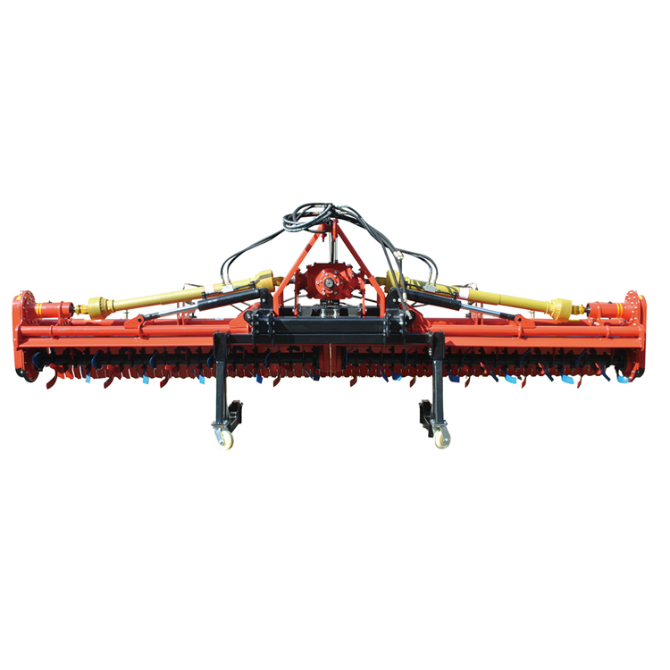 1JS 400 folding type paddy field level agitator and rotary cultivator