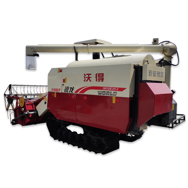 4LZ-5.0E world ruilong used second hand rice combine harvester for farm