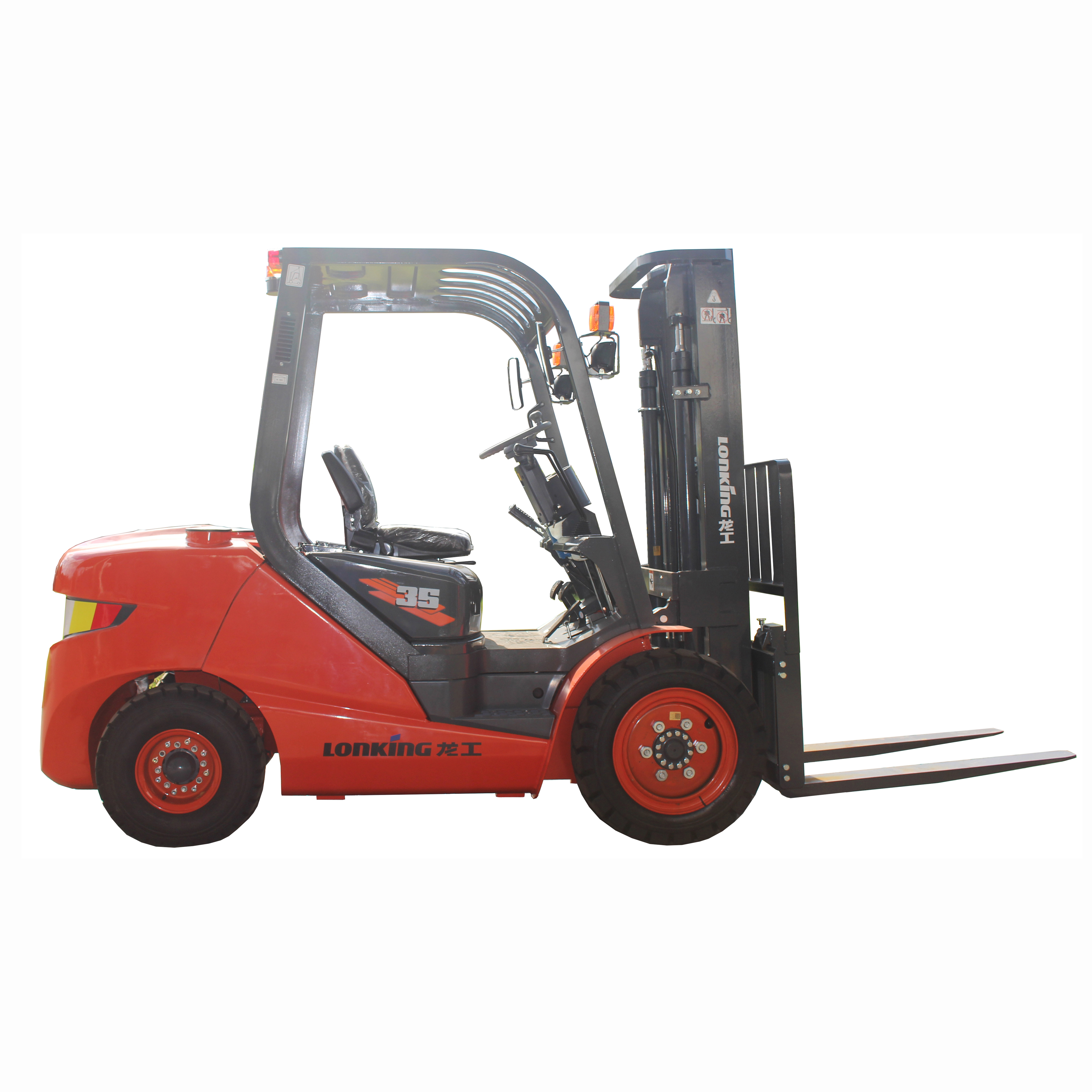 LONKING LG35 3.5 ton portable china narrow aisle all terrain diesel forklift Fuel forklift