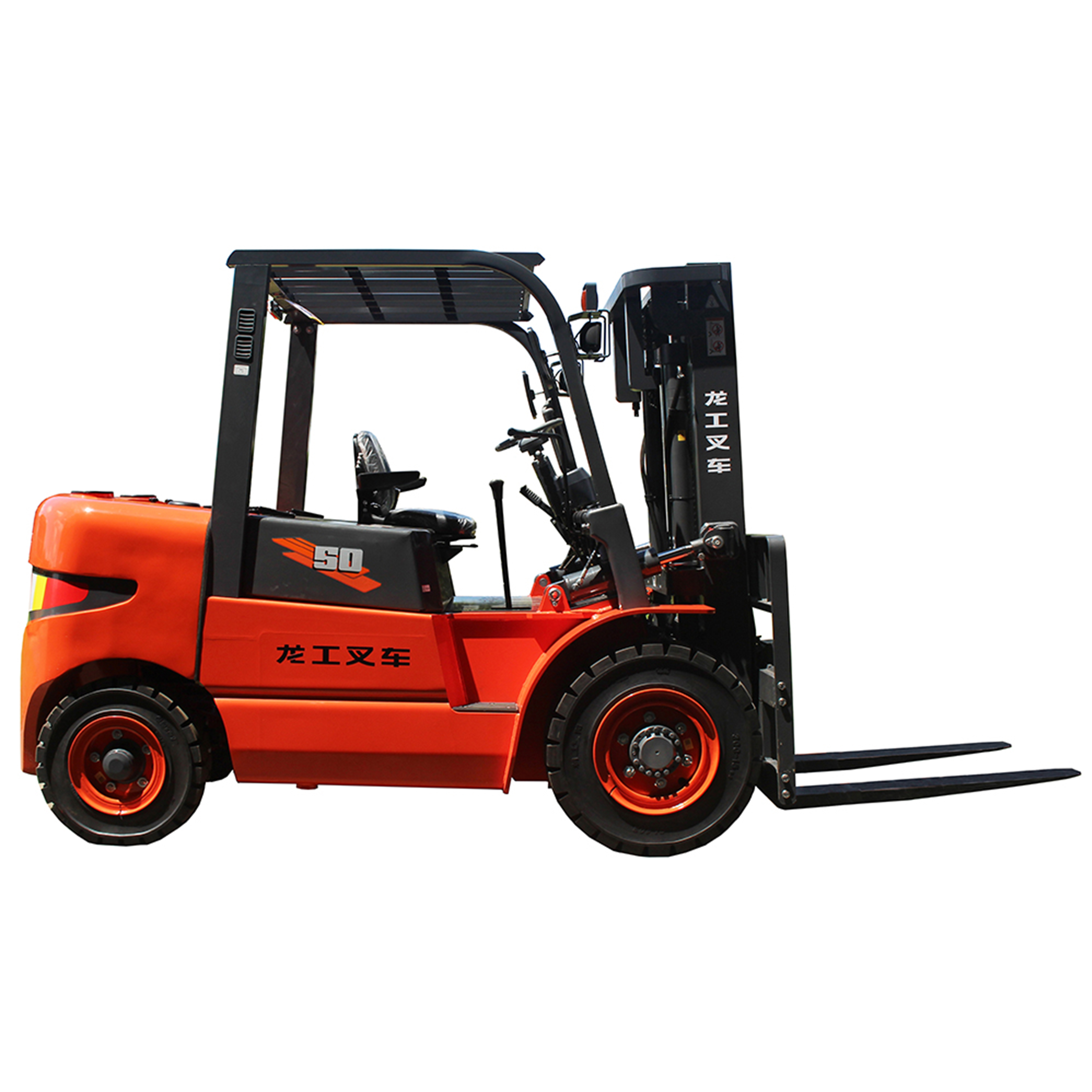 LONKING LG50 5 ton portable china narrow aisle all terrain diesel forklift Fuel forklift